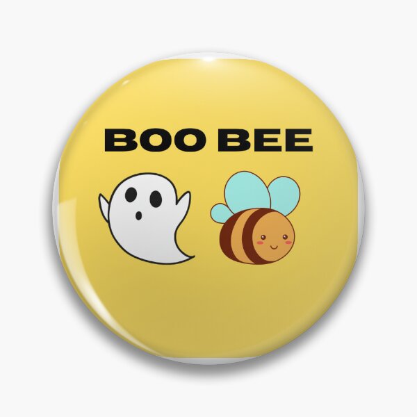 Item preview, Boo Bee/ funny sticker/ bee/ ghost/ Halloween/ humour  designed and sold by YMarshallArts.