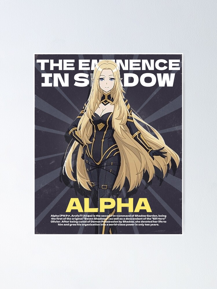 Zeta, The Eminence in Shadow Poster for Sale by B-love