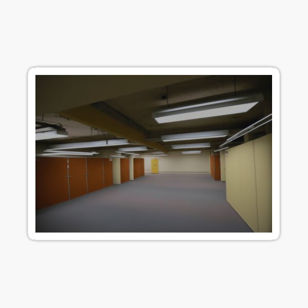 Empty Accounting Floor / Liminal space Sticker