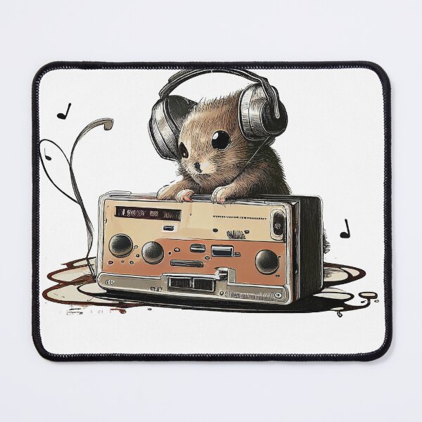 Item preview, Music Cute Mouse Creativity designed and sold by rock9999.