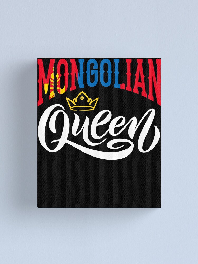 Imagen 1 de 3, Lienzo con la obra Mongolian Mongolia Mongolian Flag Quote, diseñada y vendida por ShopTheStyle.