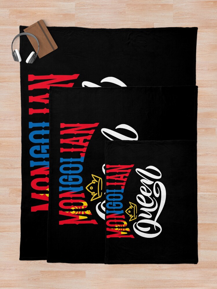 Thumbnail 5 von 6, Fleecedecke, Mongolian Mongolia Mongolian Flag Quote designt und verkauft von ShopTheStyle.