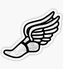 Track Shoe - White Marble Sticker