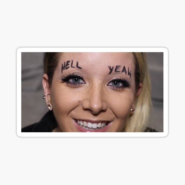 Jenna Marbles - hell yEAH Sticker.