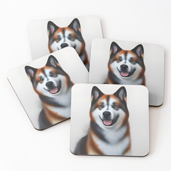 Item preview, Akita dog, charcoal drawing Ai Generated Art  designed and sold by ACC .