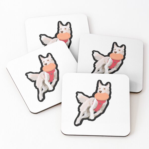 Item preview, Frisbee Loving Lady Sticker designed and sold by MissNovaDog.
