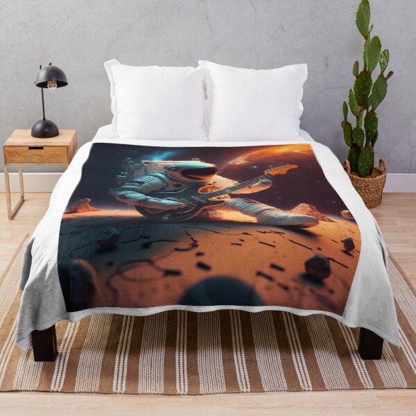 Item preview, Astronaut Playing Guitar designed and sold by Ikra Best.