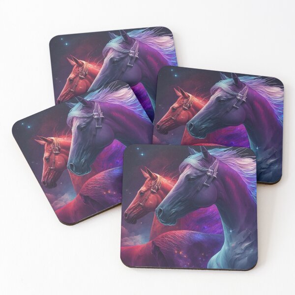 Item preview, Beautiful horses with wings close up 4 designed and sold by mythographiaart.