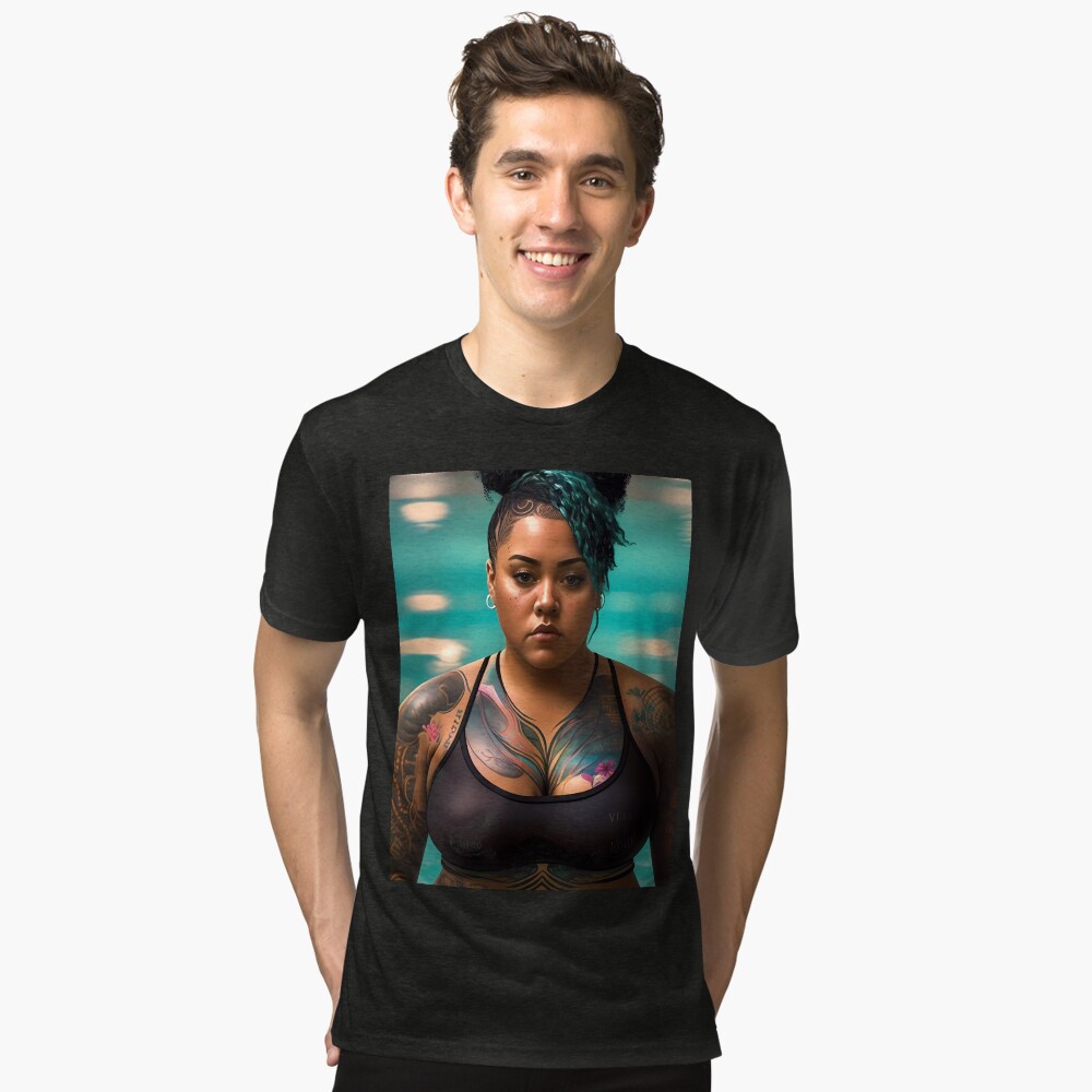 Item preview, Tri-blend T-Shirt designed and sold by MeatLuvers.