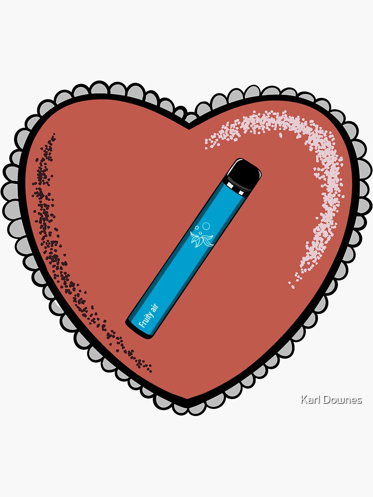 Sticker for Sale mit "Vape-Liebe" von Karl-d-art | Redbubble