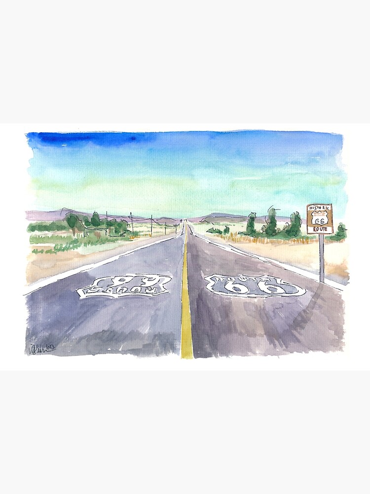 Thumbnail 3 of 3, Poster, Road Trip on Historic Route 66 Scenic Drive designed and sold by artshop77.