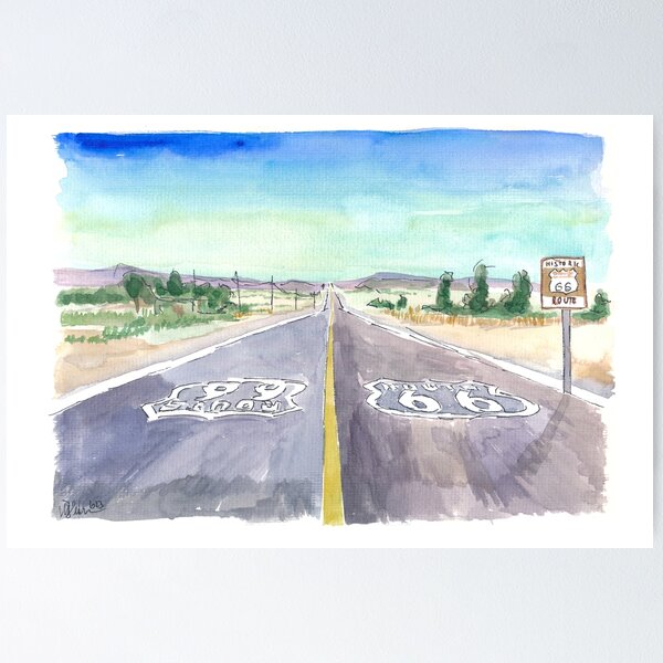 Item preview, Road Trip on Historic Route 66 Scenic Drive designed and sold by artshop77.
