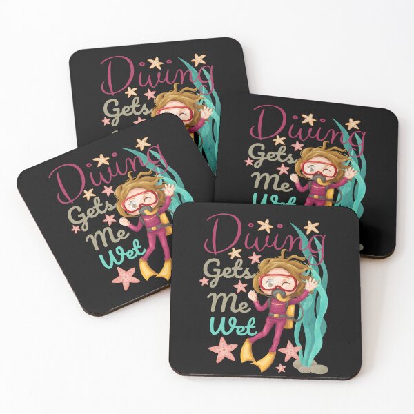 Item preview, Scuba Diving Gets Me Wet designed and sold by 4youwithlove2.