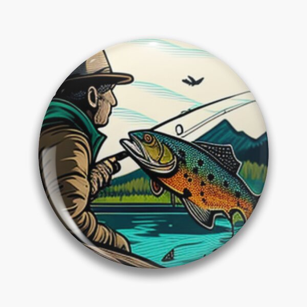 Artikelvorschau, Fliegenfischen-Aufkleber entworfen und verkauft von MerikDigital.