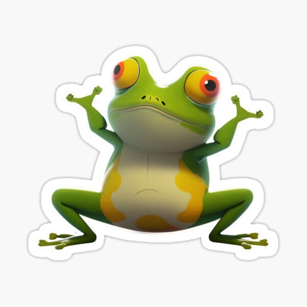 Tree Yoga Pose Sticker