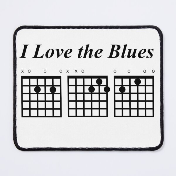 Item preview, I Love the Blues chords designed and sold by NorthViewArt.