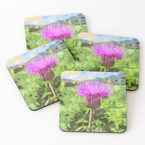 Artikelvorschau, Distel-Schottland-Aquarell entworfen und verkauft von Justeecat.
