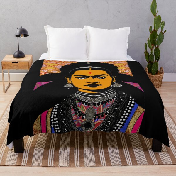 Item preview, Frida Kahlo as Indian Princess designed and sold by KALEIDOSCOPE UK.
