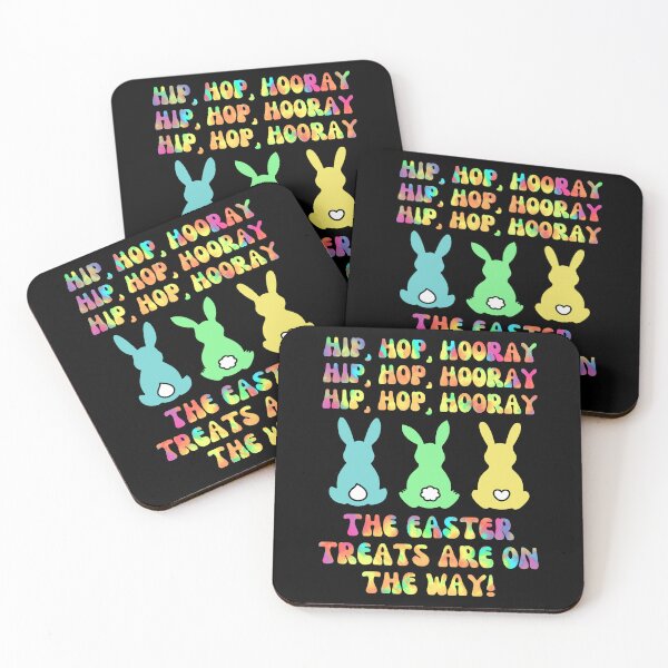 Item preview, Hip Hop Hooray Funny Easter Bunnies Easter Treats designed and sold by BluePlanetMerch.