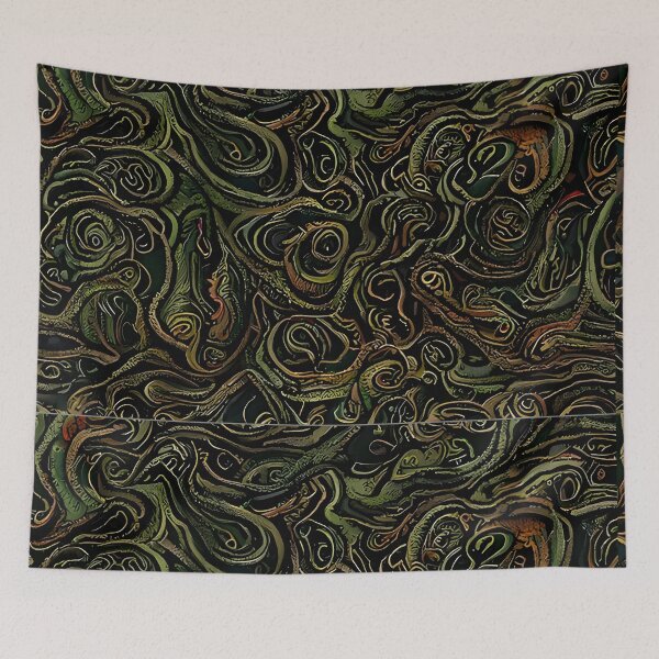 Item preview, Dense jungle creepy rainforest designed and sold by philbraxton.