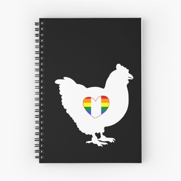 Item preview, Chicken Lover - LGBTQ Canada Gay Flag Heart 03 designed and sold by Puddmuppy.