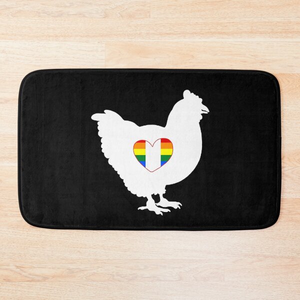 Item preview, Chicken Lover - LGBTQ Canada Gay Flag Heart 03 designed and sold by Puddmuppy.