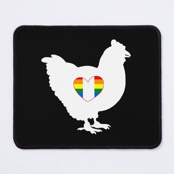 Item preview, Chicken Lover - LGBTQ Canada Gay Flag Heart 03 designed and sold by Puddmuppy.