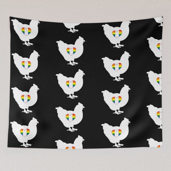 Item preview, Chicken Lover - LGBTQ Canada Gay Flag Heart 03 designed and sold by Puddmuppy.