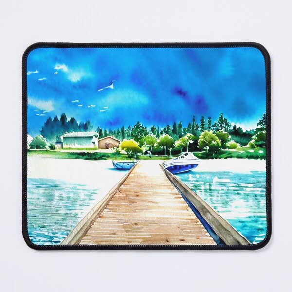 Item preview, Watercolor painting of beautiful beach designed and sold by Nakumis-shop.