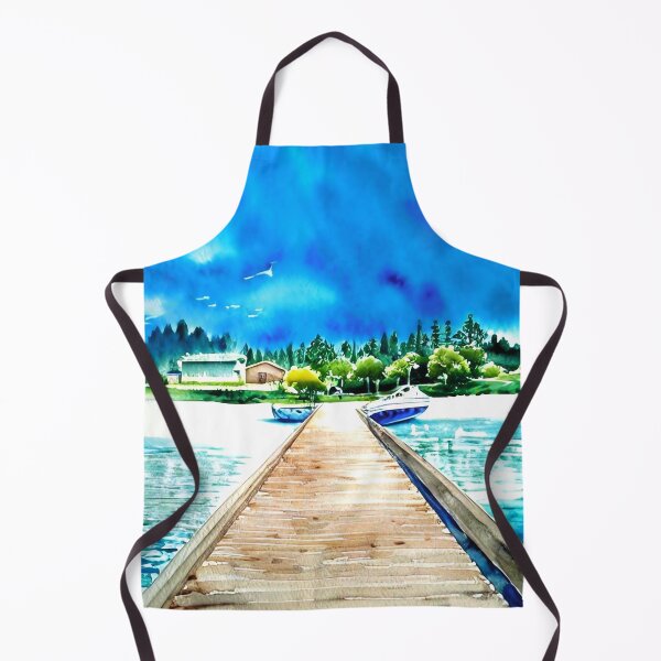 Item preview, Watercolor painting of beautiful beach designed and sold by Nakumis-shop.