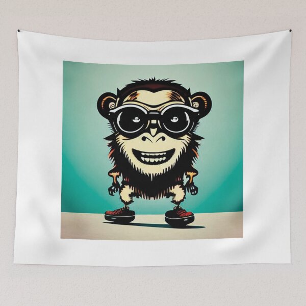 Item preview,  crazy monkey designed and sold by artegrafico92.