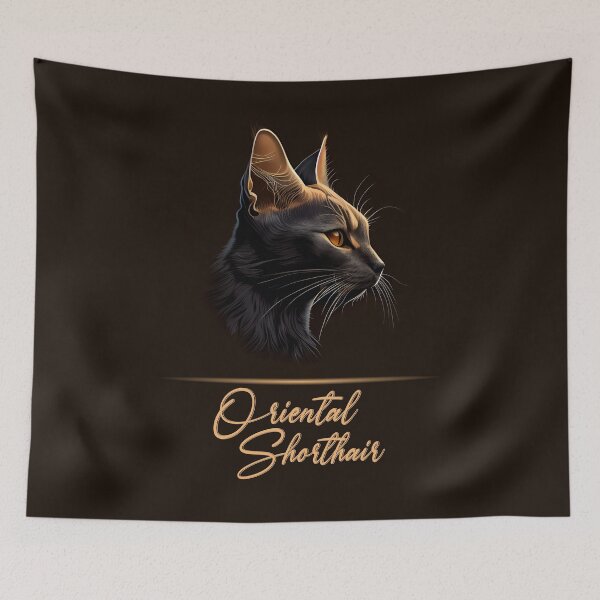 Item preview, Oriental Shorthair Portrait designed and sold by Best-Breeds.
