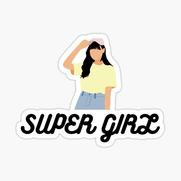 Supr girl Sticker