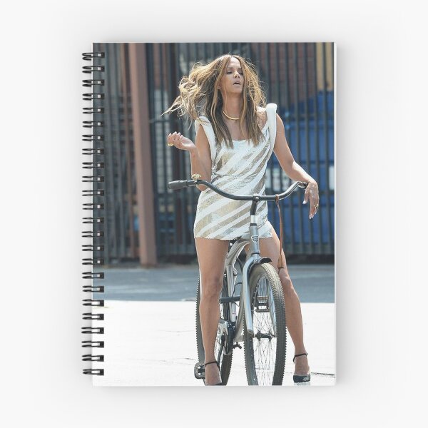 Item preview, Halle Berry Perches On Bicycle Art designed and sold by vlorettalorna.