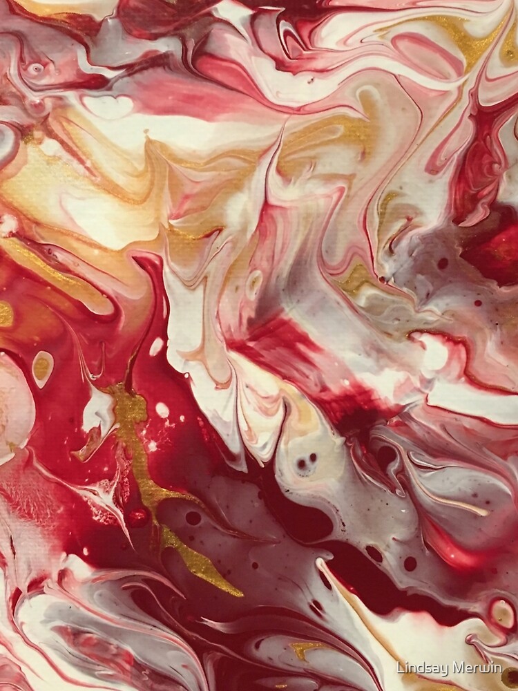 Garnet & Gold Pour" A-Line Dress for Sale by lindsaymerwin | Redbubble