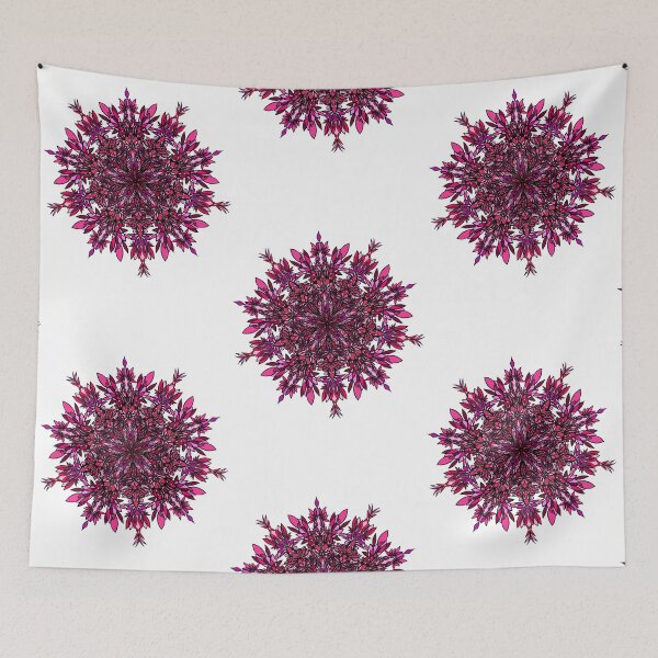 Aperçu de l'œuvre Mandala rose fleuri  créée et vendue par Muxette.