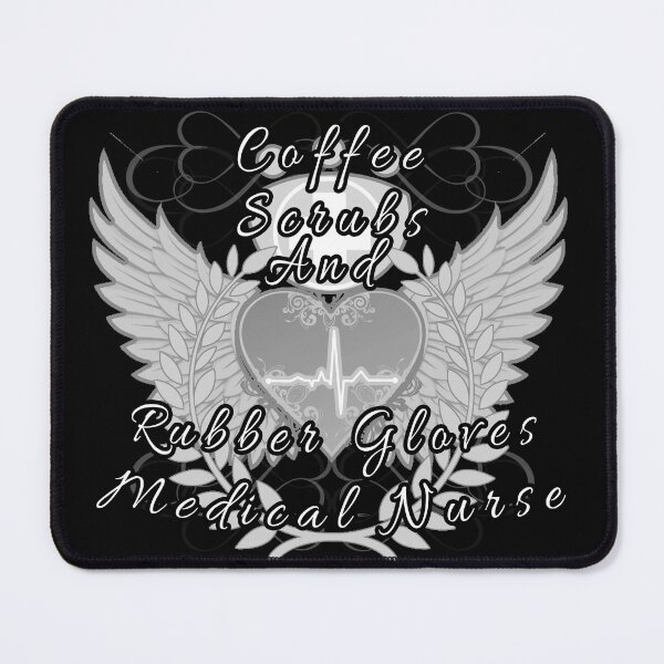 Item preview, Coffee Scrubs And Rubber Gloves Medical Nurse designed and sold by A-T-H.