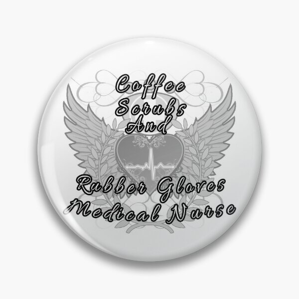 Item preview, Coffee Scrubs And Rubber Gloves Medical Nurse designed and sold by A-T-H.