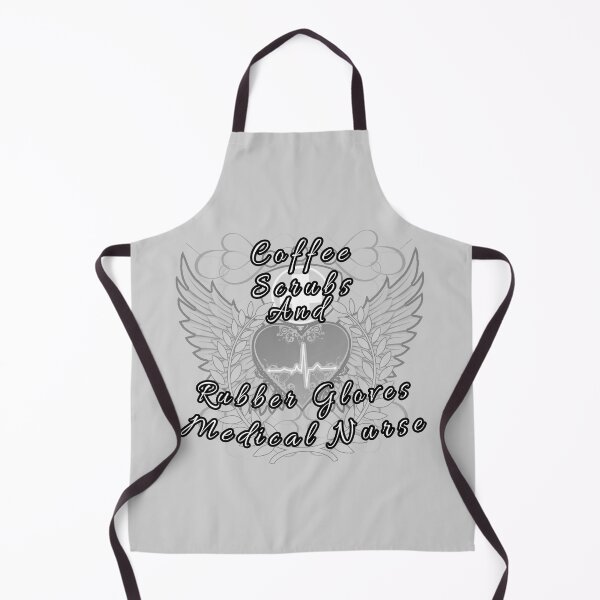 Item preview, Coffee Scrubs And Rubber Gloves Medical Nurse designed and sold by A-T-H.