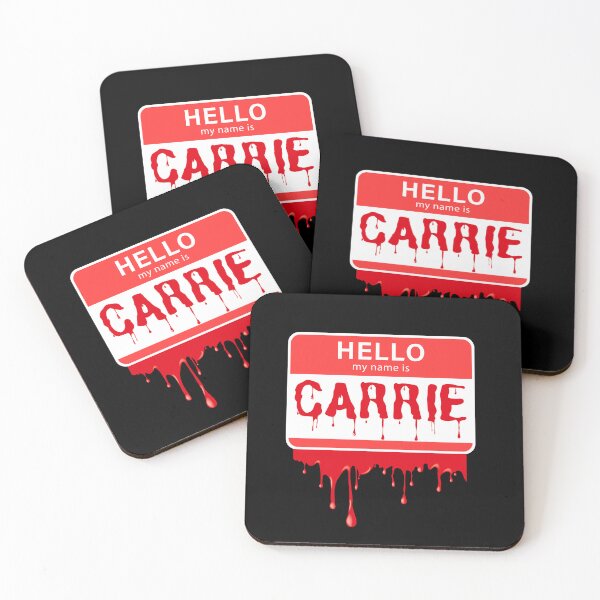 Item preview, Hello My Name Is Carrie designed and sold by Halloweenville.