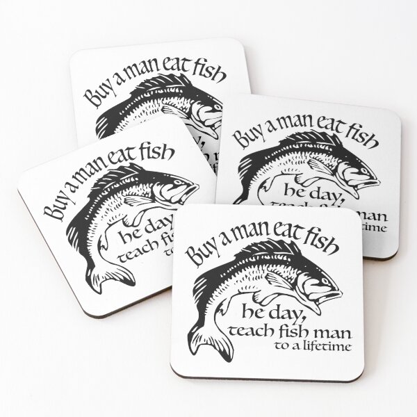Item preview, 'Buy A Man A Fish' Bad Translation Meme designed and sold by LawTurley.