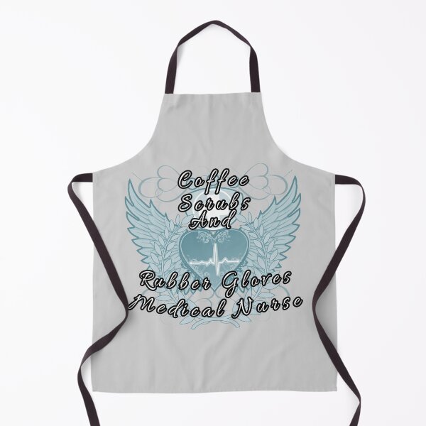 Item preview, Coffee Scrubs And Rubber Gloves Medical Nurse designed and sold by A-T-H.