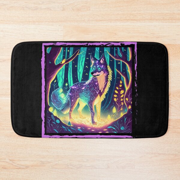 Item preview, Glowing Wolf (Howls, song of freedom) designed and sold by Glow-World.