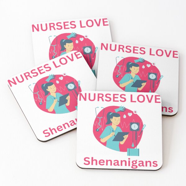 Item preview, Nurses Love Shenanigans Cyan designed and sold by funkyfreshfinds.