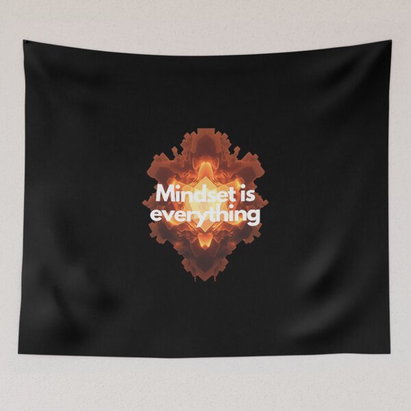 Item preview, Mindset Is Everything - Inspirational Collection kaleidoscopic, Anemoiacore, Glitchcore, wide shot, Animation, Lo-fi, game icon designed and sold by EmprendeHoy.