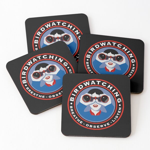 Item preview, Birdwatching Badge Logo designed and sold by Sfumata Illustration.