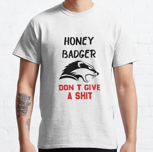 Item preview, Honey badger don't give a shit funny animal gifts designed and sold by othman-am.