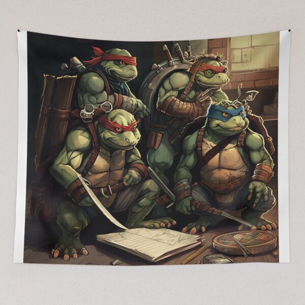 Item preview, Teenage Mutant Ninja Turtles Poster Cartoon designed and sold by WixWorks.