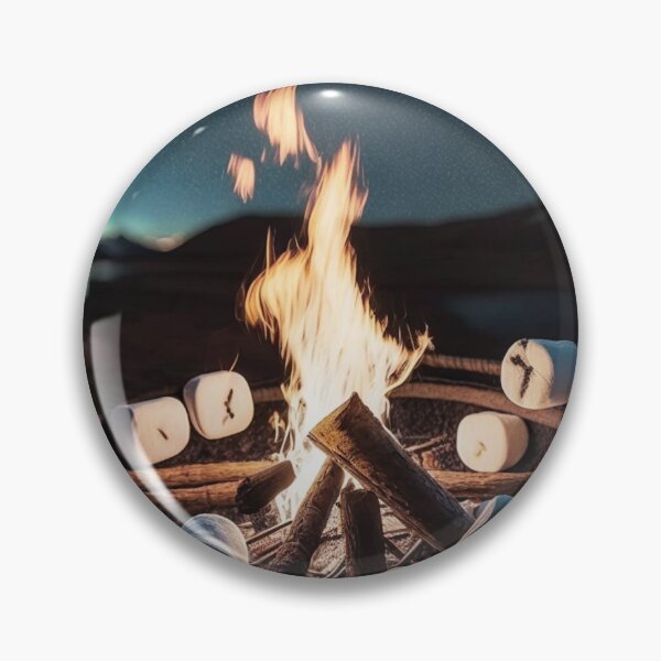 Item preview, Campfire Delight: Roasting Marshmallows designed and sold by OAK231.
