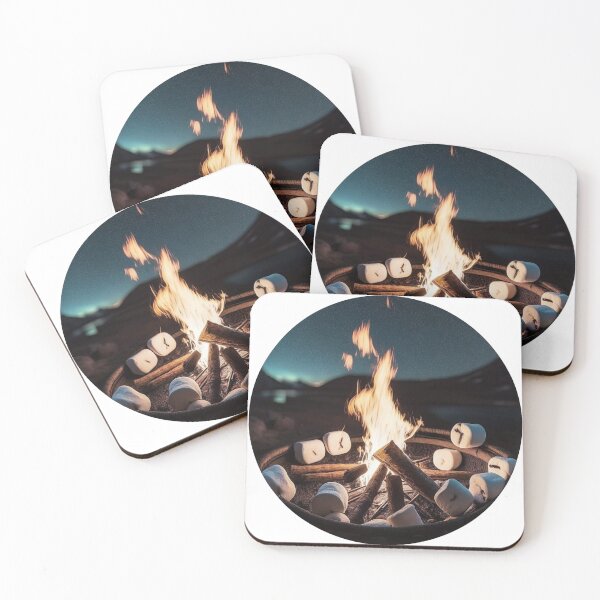 Item preview, Campfire Delight: Roasting Marshmallows designed and sold by OAK231.